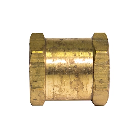 Ags Brass Coupling, Female (3/8-18 NPT), 1/bag PTU-12B